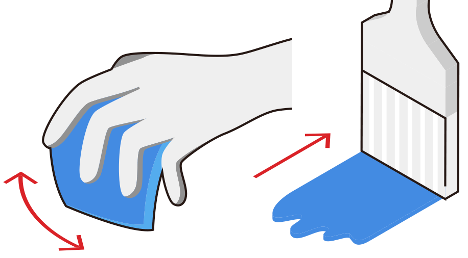 フェルト・ハケ