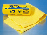 Launch of PLAS CHAMOIS, super abspbent wiping cloth after washing the car.