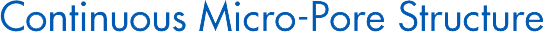 Continuous Micro-Pore Structure